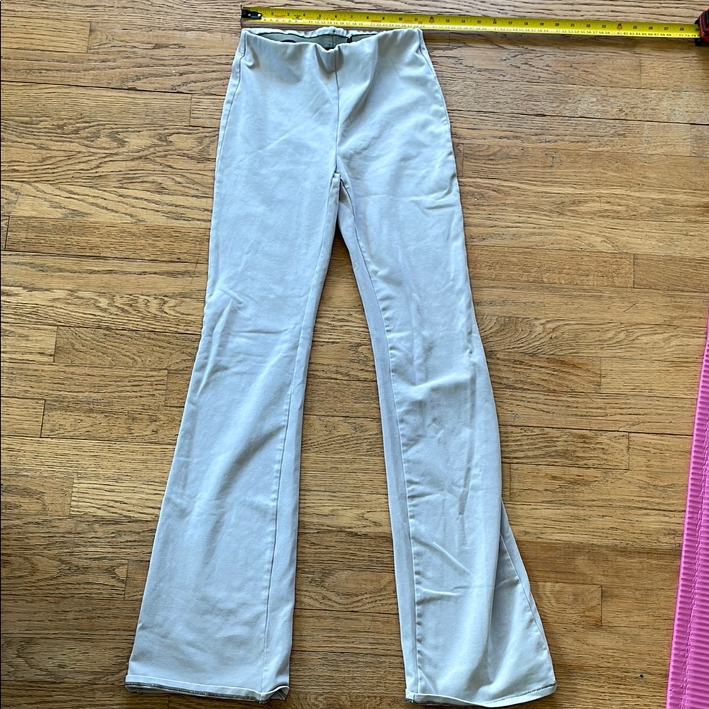 Skims light Gray Flared Stretch Pants S